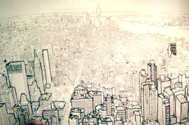Patrick vale Freehand Drawing Lower Manhattan