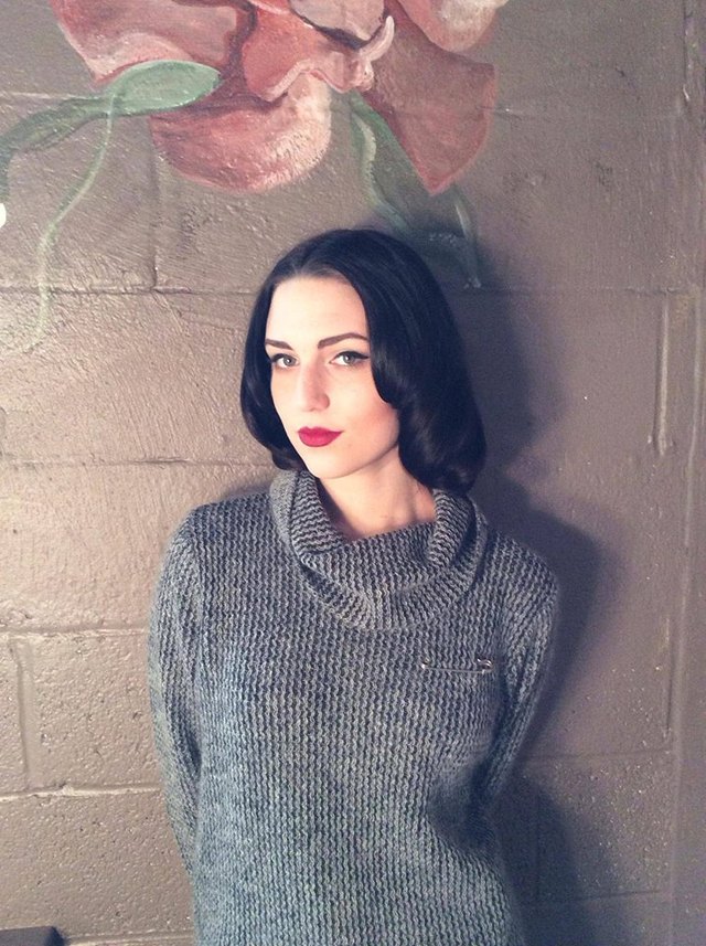 Bella with Rose Painting