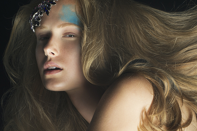 Marina / Elite for Borealis magazine, shot by Richard Dubois, hair and makeup by me