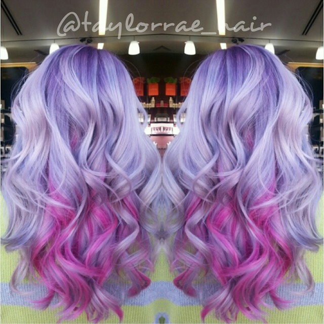 Lavender with a touch of pink