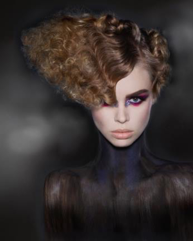 Hair by Amy Freudenberg Make-Up Lillian Rose Photography Sylvie Hyart Model Danielle Hunt 