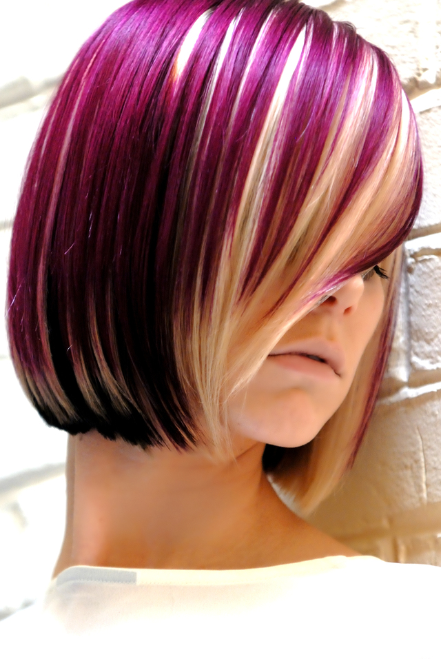 Violet on White