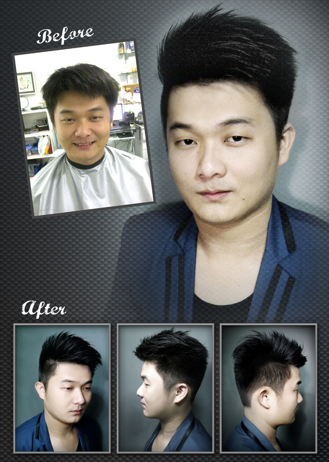 Before &amp; After Hair Cut