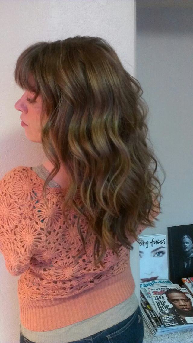 She was blonde!
