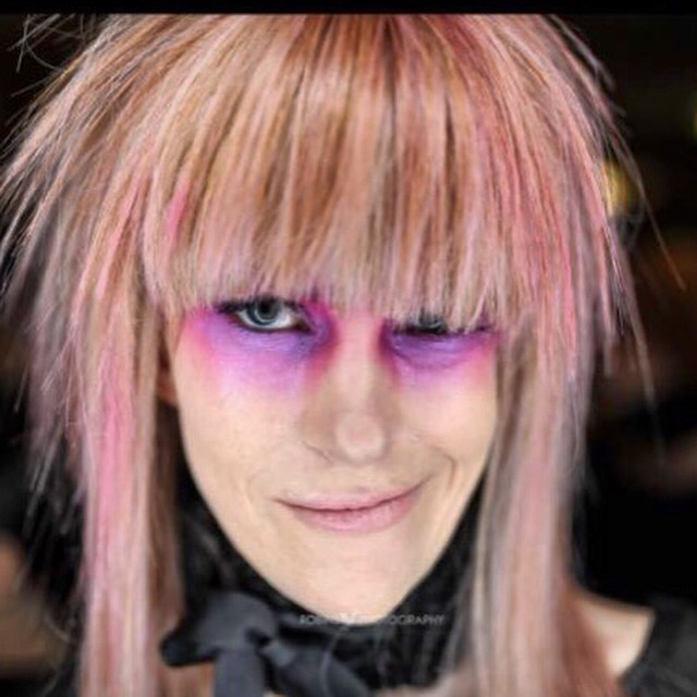 Haircut by William Edge 
Color style Lisa Vann 