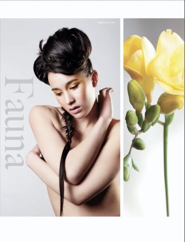 Flower inspired undo's for Georgie Magazine