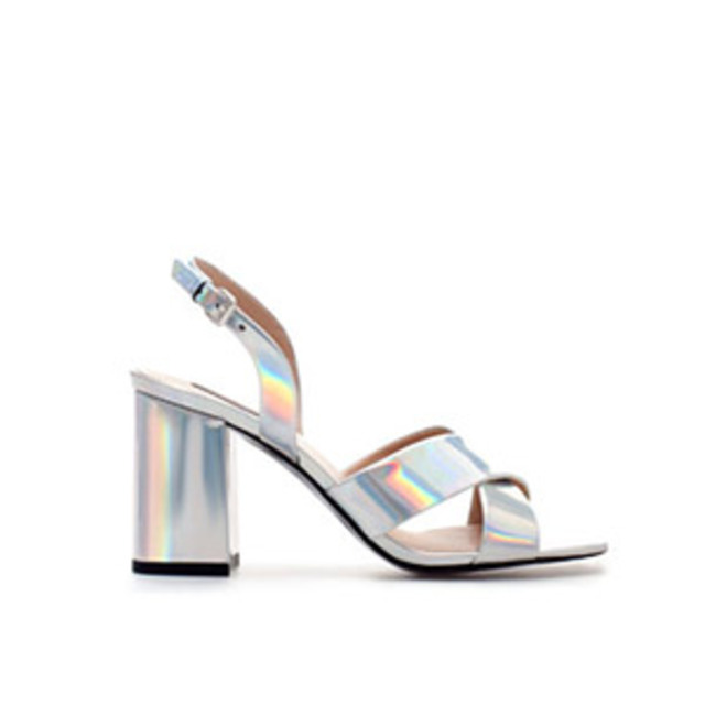 ZARA-Crossover-Slingback-Hologram-Sandal