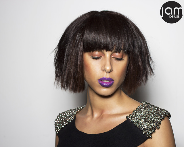 Textured Edgy Bob www.jamdeluxe.com