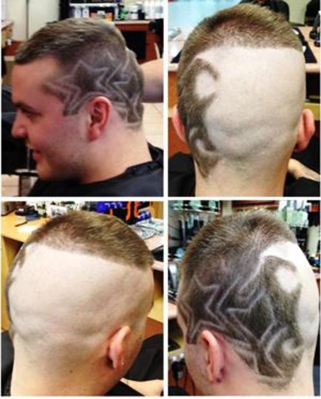 Tattooed head!!