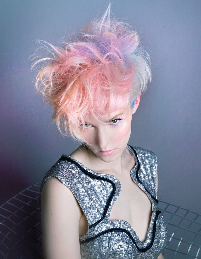 Holly. Colour, cut & styling laurel Stratford. Image Two Little Starfish. MUA heavenly faces Lynnette Watson. Outfit Zara Parmenter.