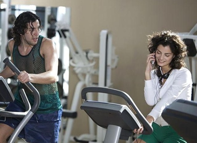 Cell phones at the gym