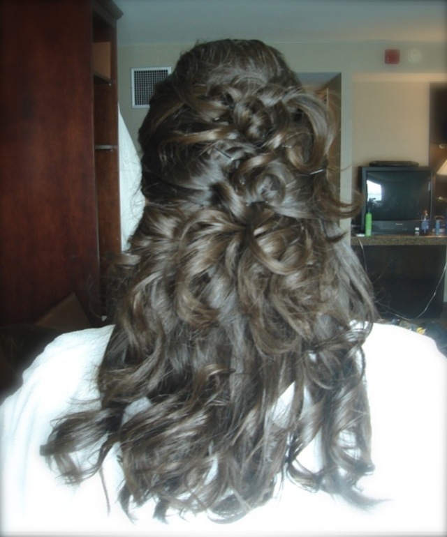wedding hair