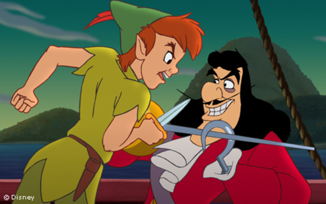 Peter Pan and Hook