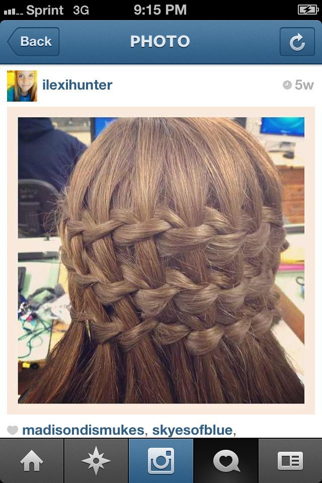 3 waterfall braids