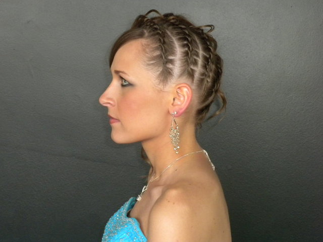 rope braid updo