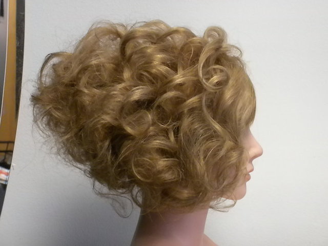 long hair made to look short