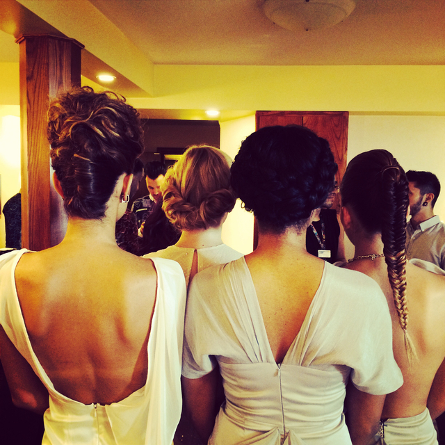 Hair by SacoLaval team for Ndustri fashion week promo shoot 