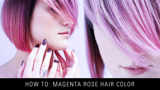 HOW-TO: Pravana & Olaplex Valentine’s Magenta Rose 