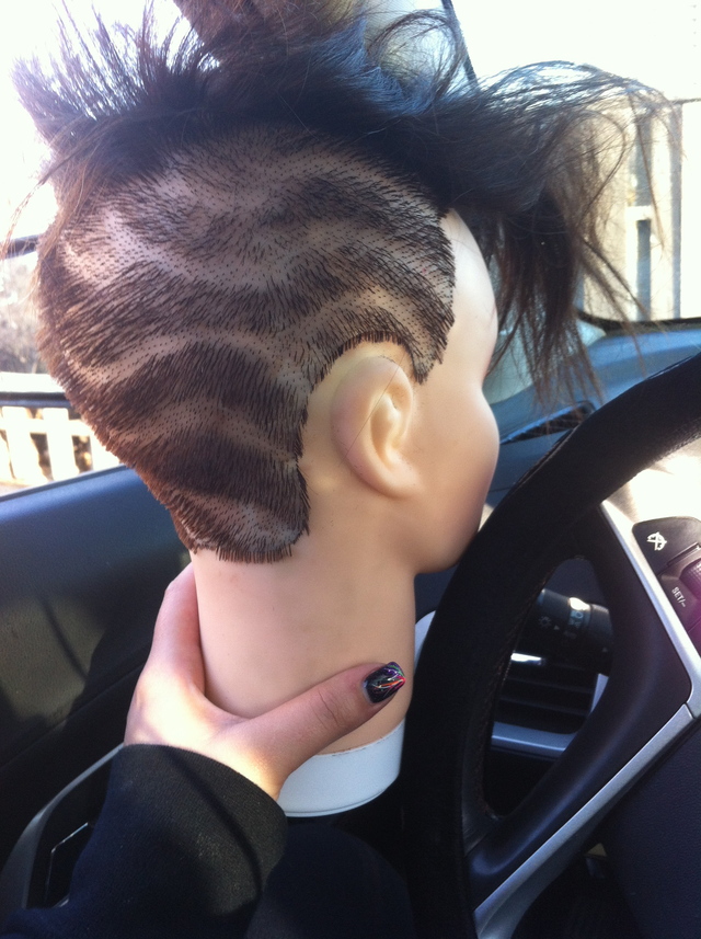 First try at Hair tattooing!