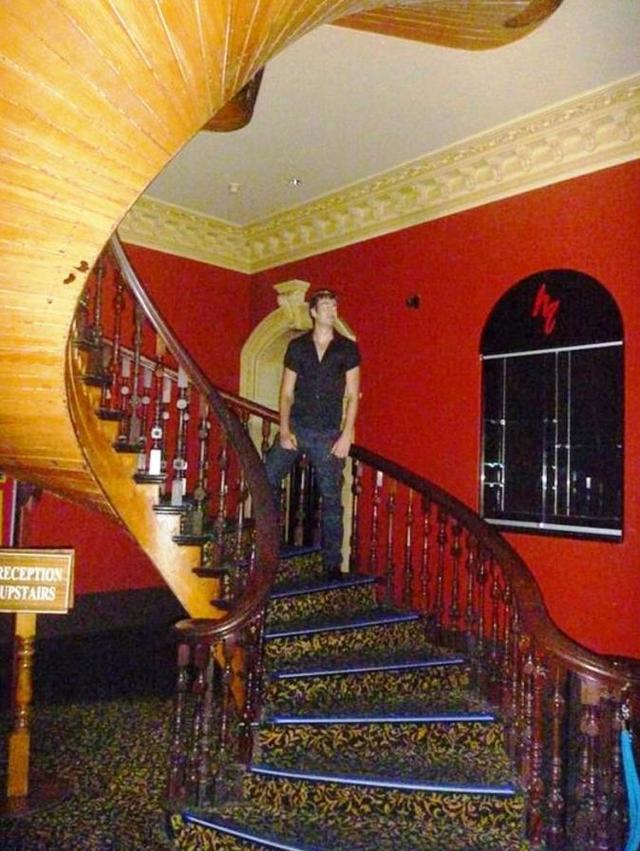 Stairway to HQ.