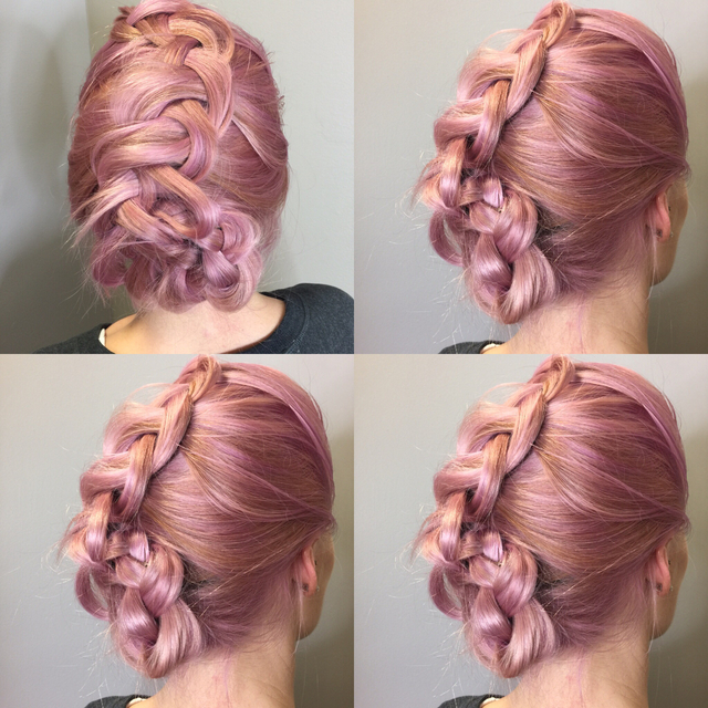 Rose gold braid #HK