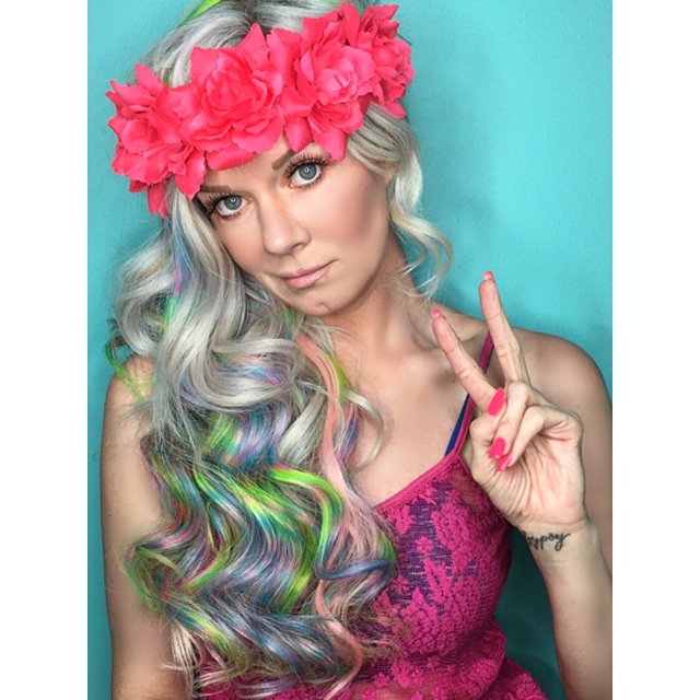 Tie~Dye Festival Hair
By DJ Victory