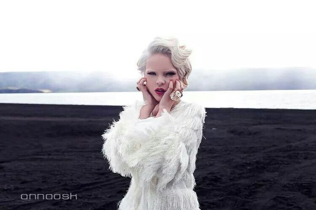 hair by Katrin Sif. photo by Anna Ósk