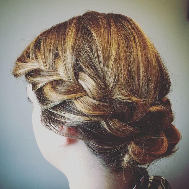 Braided updo 