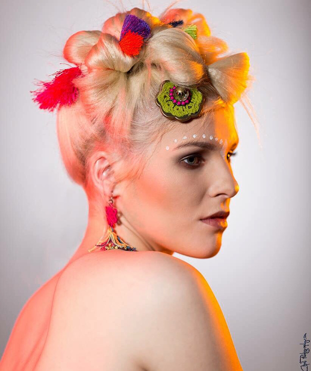 Tribal Lucidity collection. Photo by Bart Cepek. Model Lindsey Pierce.