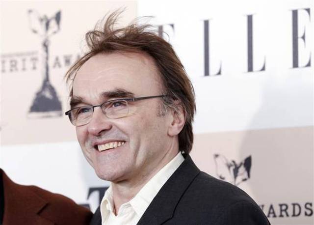 Director of "127 Hours", Danny Boyle, arrives at the 2011 Film Independent Spirit Awards in Santa Monica, California