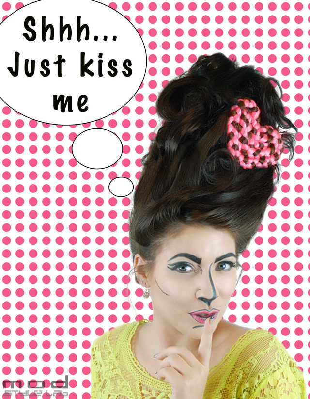 "She Wears Her Heart in Her Hair"...Hair: Tina Krinhop...Makeup: Hillary Warren