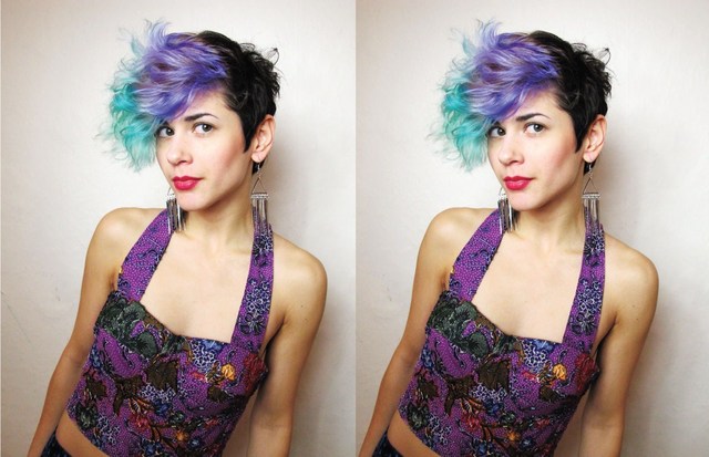 Purple / Turquoise