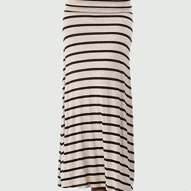 Cinnaryn-Black-Stripe-Maxi-Skirt