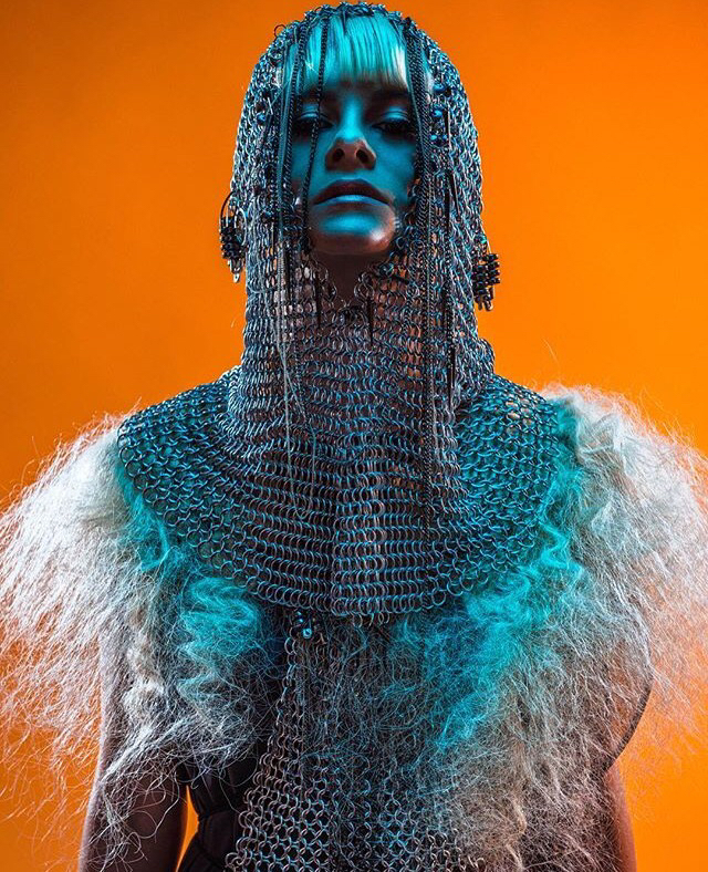 GLOW editorial shoot for Chloe Dougan design 16 @purebelfast 