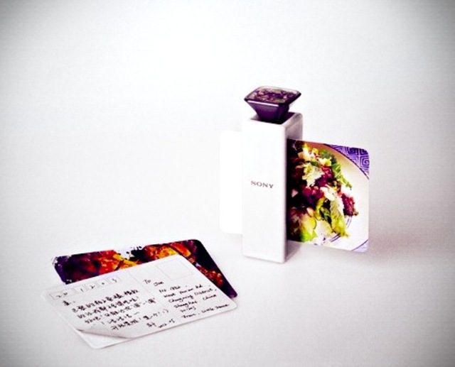 Food Printer Camera Postcard