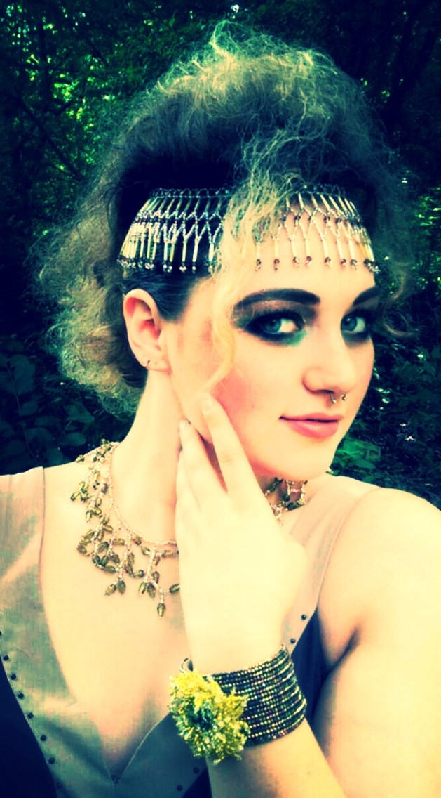 Hair by Katt Makeup by Jennifer Cote Jewelry by ShaBeads/ Model: Lauren 