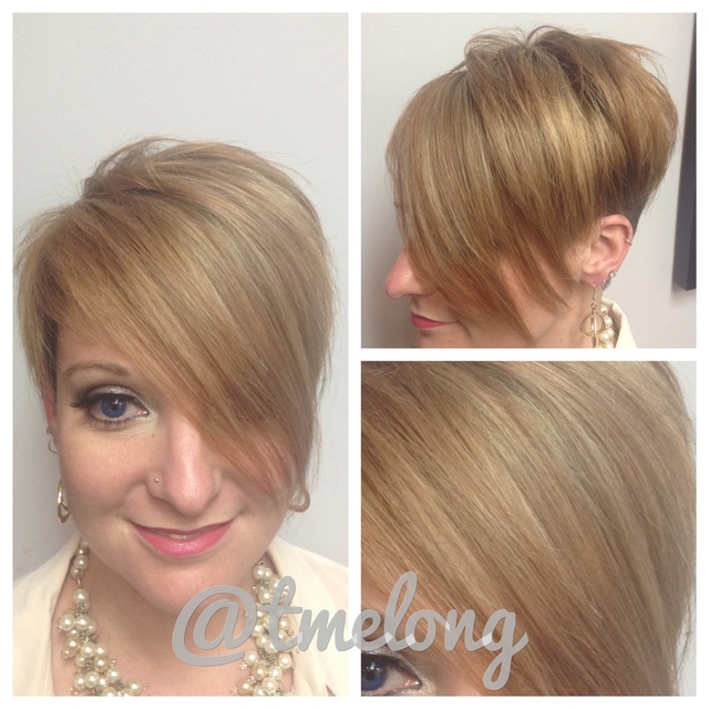 First step to a blonde life. 
