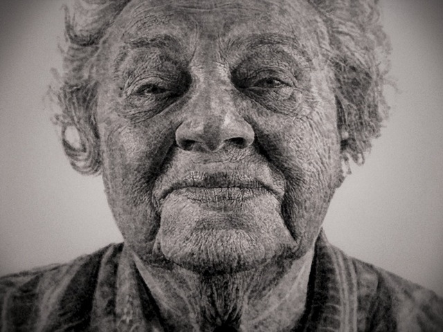 Portraits Made by Finger Painting