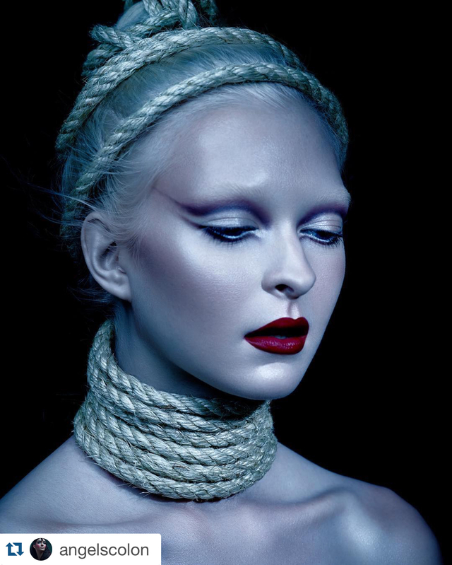 @modmagazine magazine  March "the bold issue" .. One of my fav series of the decade " Arctic Berry" photographer @angelscolon 
model :  @mojojojo_jojo 
hairstylist : @gbhairstylist 
makeup artist: @davidrazzano 