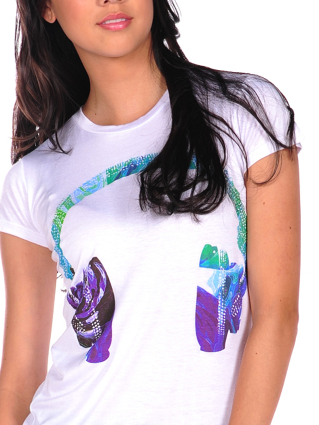 Erica Ray LA Headphones Tee