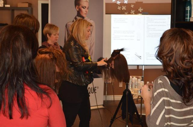 Valerie Meades teaching the Red Carpet Trend Wear Cuts!