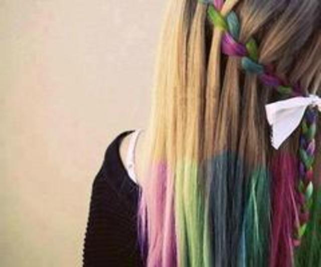 Rainbow Waterfall Braid