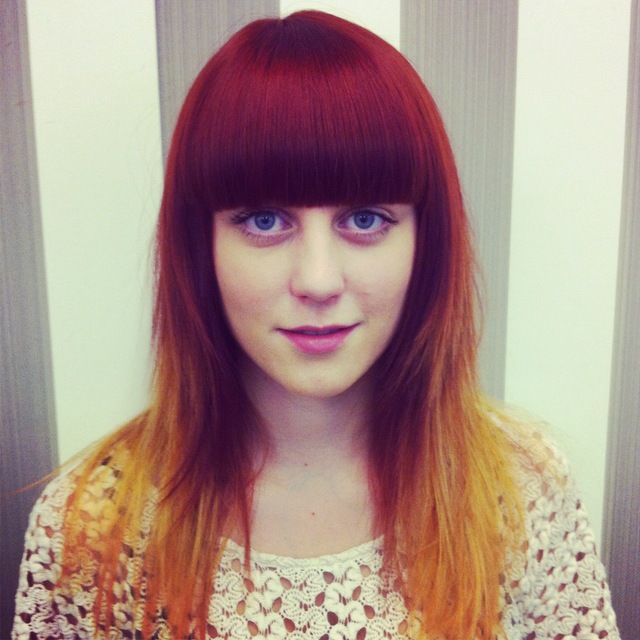 Red Dip dye!