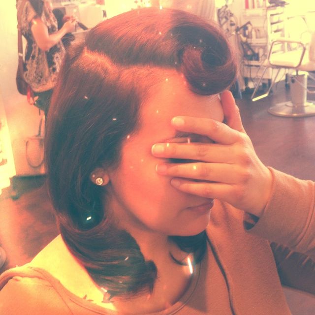 40's Inspired Suicide Bun (Right Side)