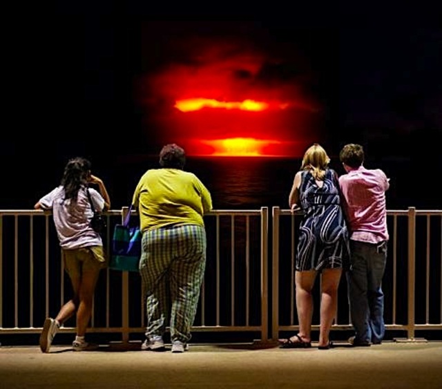 Tourist Mushroom Cloud Art