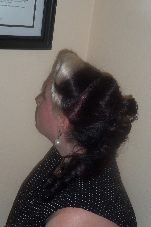 40s up-do with Pony Tail