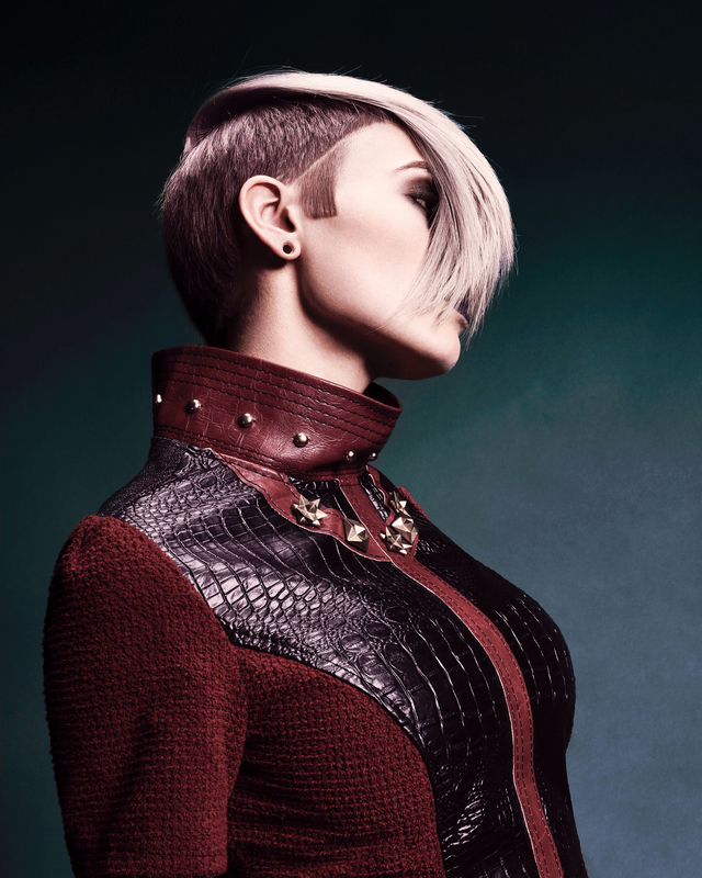 From my collection New Dawn. The idea for this collection was to create classic hairstyles and mix them with wardrobe and makeup that had a darker feel. I was able to capture femininity, empowerment and edge in every shot. There are no rules in fashion. 