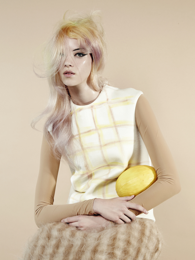 Hair Color - George Alderete  Hair - Daan Kneppers  MakeUp - Suzanne Verberk  Photo - Jasper Abels 