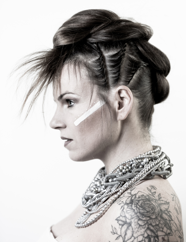 Strong warrior woman