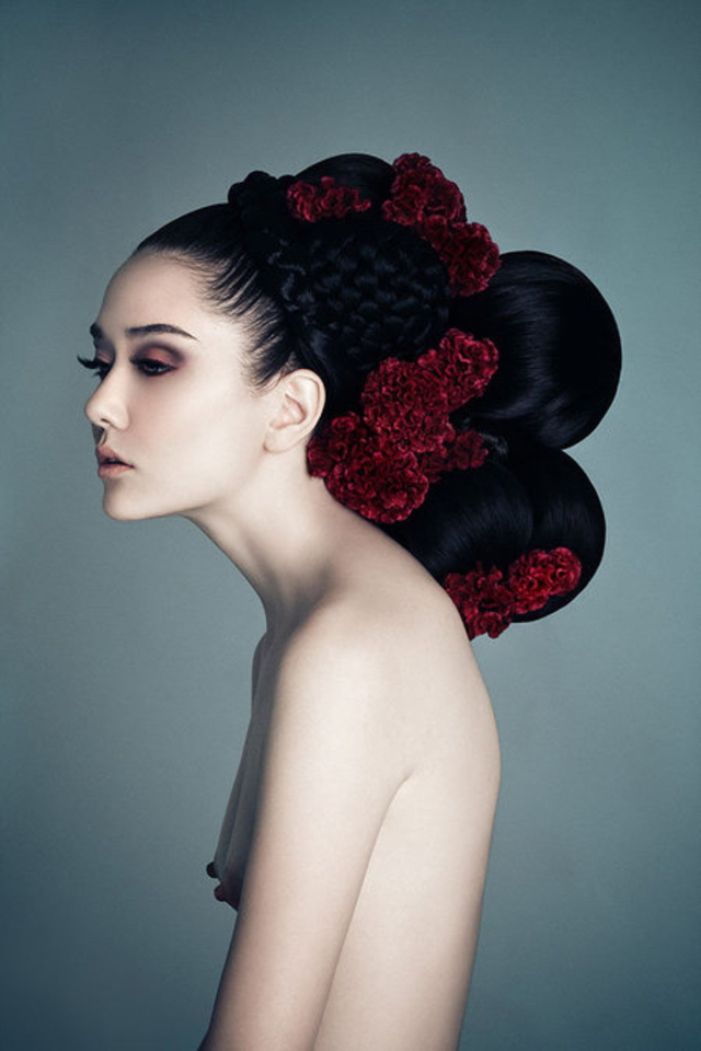 Hair & makeup Andrea Claire, photography Jingna Zhang, model Margaret White 
